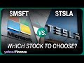 Microsoft vs. Tesla: Which should you buy after sell-off?