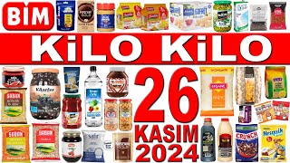 BİM KİLOLUK GIDA ÜRÜNLERİ BU SALI | BİM 26 KASIM 2024 KATALOĞU | BİM İNDİRİMLERİ BU HAFTA