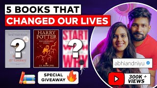 Books that changed our lives | Top books to read 2021 - GIVEAWAY INCLUDED | Abhi and Niyu