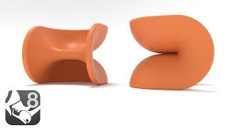 Fortune Chair from Heller Design Tutorials using Rhino 8 3D