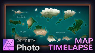 Making a map in Affinity Photo (Timelapse)