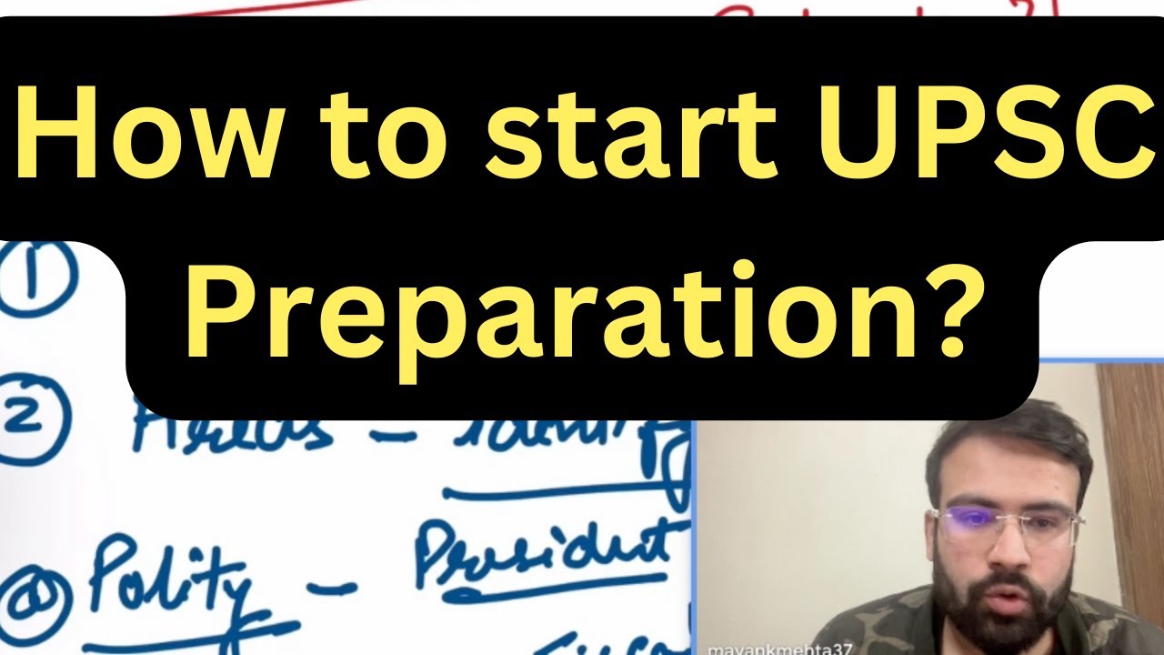 How To Start UPSC Preparation? - YouTube