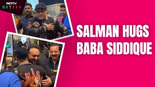 Salman Khan | The One Where Salman Khan Hugged Baba Siddique At The Airport