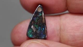 Australian Boulder Opal Solid Cut Stone 3.85cts