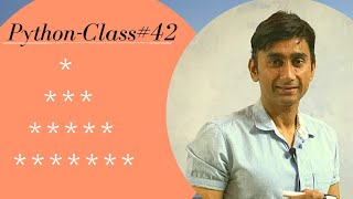 PATTERN PROGRAMS IN PYTHON | NESTED LOOPS IN PYTHON | IN HINDI | RAJU SIR KI PATHSHAALA | CLASS #42