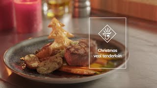 Christmas veal tenderloin