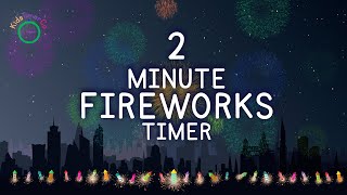 2 Minute Fireworks Timer - Kids Visual Timer