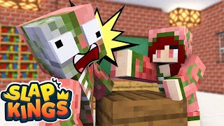 Monster school : slap King's minecraft animation ( poor creeper )