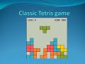Design Tetris game with Python code