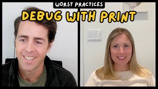 Worst Practices in Software Development: Leah Culver debugs with print statements