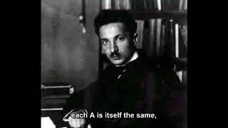 Heidegger The Law of Identity English Subs 1/4 Famous lecture of 1957