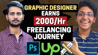 How He Became a Freelance Graphic Designer on Upwork | Freelancing Tips for Beginners