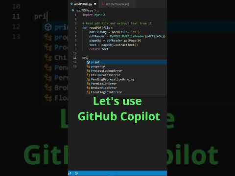 Leer archivos PDF con GitHub Copilot #pdfreader #ocr #textscanner #copilot