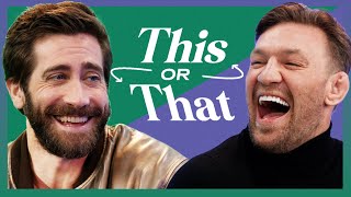 Jake Gyllenhaal & Conor McGregor Heatedly Debate Fighting Styles & Irish Whiskey