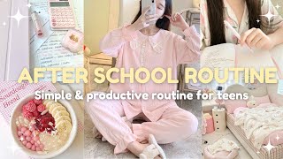 10-15 years old After School Routine | simple and productive routine