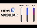 Mastering Modern Custom Scrollbars with CSS: A Comprehensive Guide by #huxnwebdev