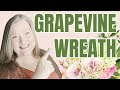 Grapevine Wreath DIY ~ Beautiful Floral Grapevine Wreath ~ A Great Gift Idea For Mother's Day