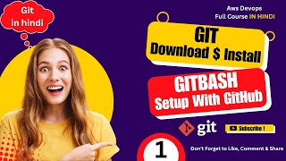 Day 1 How to install git bash for windows in hindi #git #github #gitbash