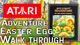 Atari 2600 Adventure Easter Egg Walkthrough