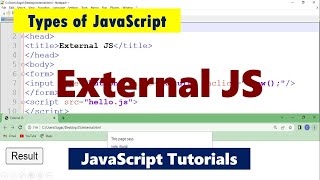 External JS | Working with External JavaScript Files: How to Link and Use Them in Your Web Projects