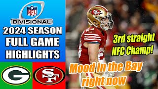 Green Bay Packers vs San Francisco 49ers [FULL GAME] NFC Divisional | NFL Playoffs Highlights 2024