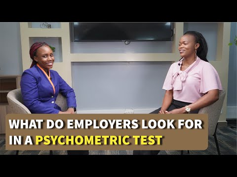 What do employers look for in a psychometric test?