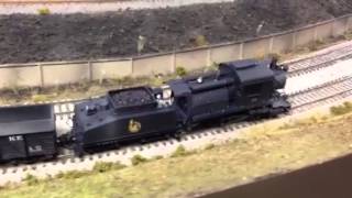 CNJ Camelback under steam on HO Scale