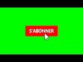 ABONNE TOI BOUTON LIKE ANNIMATION fond vert POUR VOS VIDEO YOUTUBE