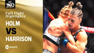 DEBUT WIN! 😮‍💨 | Holly Holm vs Kayla Harrison | #UFC300 Highlights