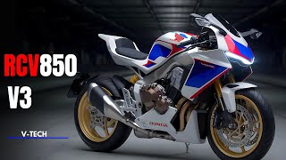 The new Honda RCV850 is Coming with New V3 Engine 🔥 Yamaha R9 in Trouble