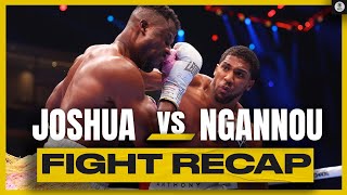 Anthony Joshua KNOCKS OUT Francis Ngannou in ROUND 2 | Fight Recap | CBS Sports