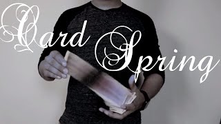 The CARD SPRING Flourish TUTORIAL!