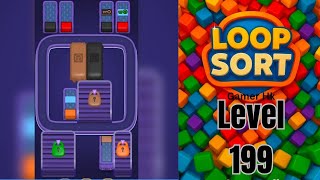 Loop Sort Level 199 Hard level Walkthrough Solution