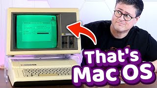 This Apple II is running... Mac OS?!