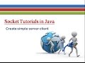 How to Create Simple Server and Client in Java # Socket Tutorials