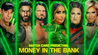 WWE Money in the Bank 2023 Match Card Predictions [V3]