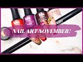 NAIL ART NOVEMBER | NAIL ART TUTORIAL USING KIKI LONDON!