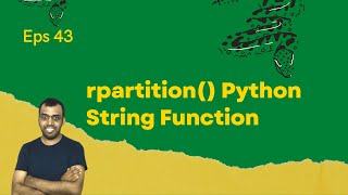 rpartition() Python String Function #43 #lingarajtechhub