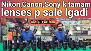 Canon, Nikon, Sony All brand Camera Lenses Cheapest price....