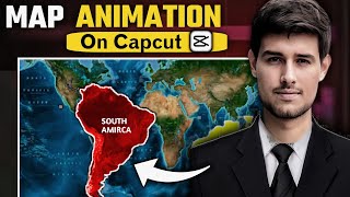 How I Make Most Demanding documentary MAP Animation Like Top YouTubers | Capcut Video editing