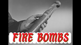 HOW TO DISPOSE OF MAGNESIUM FIRE BOMBS   WWII ERA CIVIL DEFENSE TRAINING FILM  XD11084