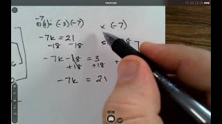 PreAlg Solving Equations Review Part 1