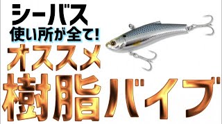 【シーバス】オススメ樹脂バイブ３選！使い所とメリットを徹底解説！