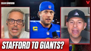 Should Giants trade no.3 pick in NFL Draft to Rams for Matthew Stafford? | Colin Cowherd NFL