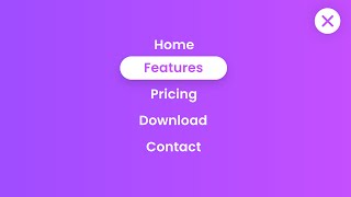 Fullscreen Overlay Navigation | HTML, CSS and Javascript Tutorial