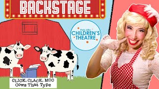 Backstage Vlog at Click Clack Moo: The Musical! | Explore a Story with Bri Reads