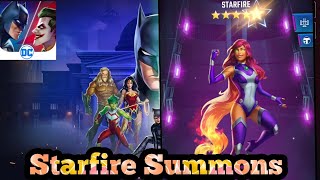 DC Heroes & Villans Summons video for Starfire