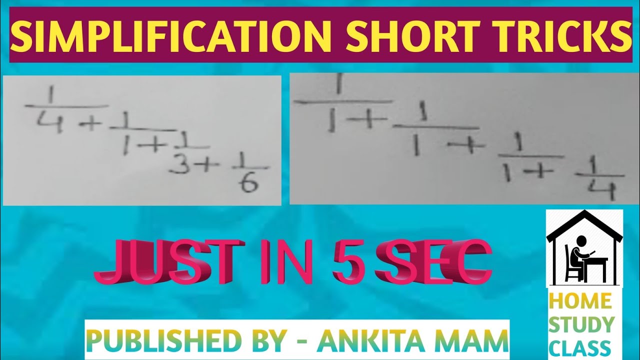 SIMPLIFICATION SHORT TRICKS || MATH TRICKS || ASBS EDUCATION - YouTube