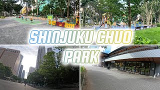 4K- SHINJUKU CHUO PARK WALKING TOUR