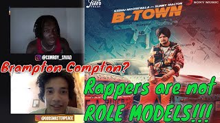 Rapper REACTS to Sidhu Moose Wala - B Town | Byg Byrd | Sunny Malton| Punjabi Song Reaction